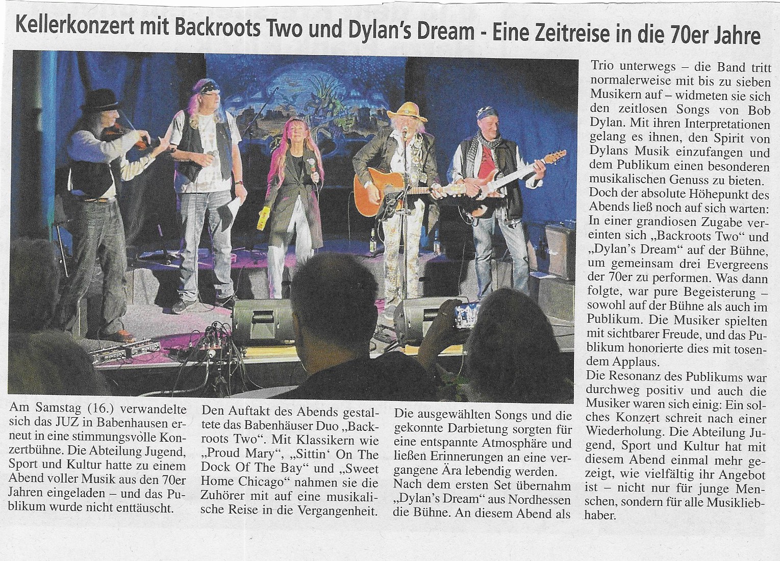 Zeitung BRTWODylans